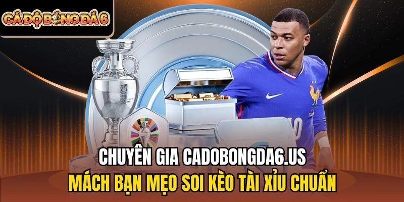 Chuyên gia cadobongda6.us mách bạn mẹo Soi kèo tài xỉu chuẩn