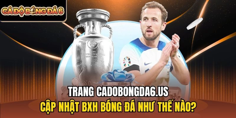 Trang cadobongda6.us cập nhật BXH bóng đá như thế nào?